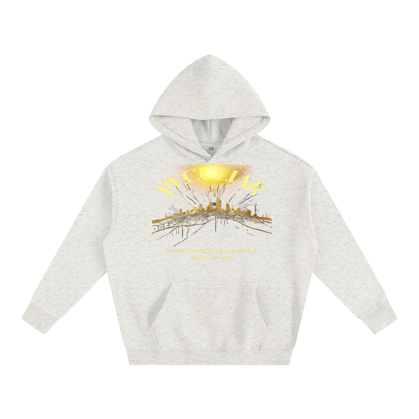 Ye Are the Light of the World Hoodie (Matt.5:14)