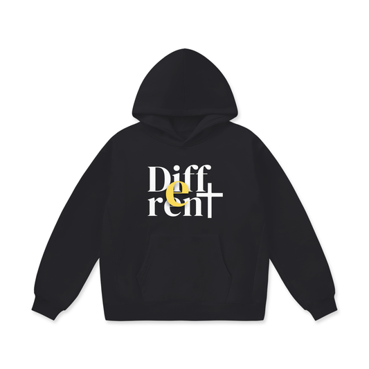 Different with the "Cross" Heavyweight Hoodie