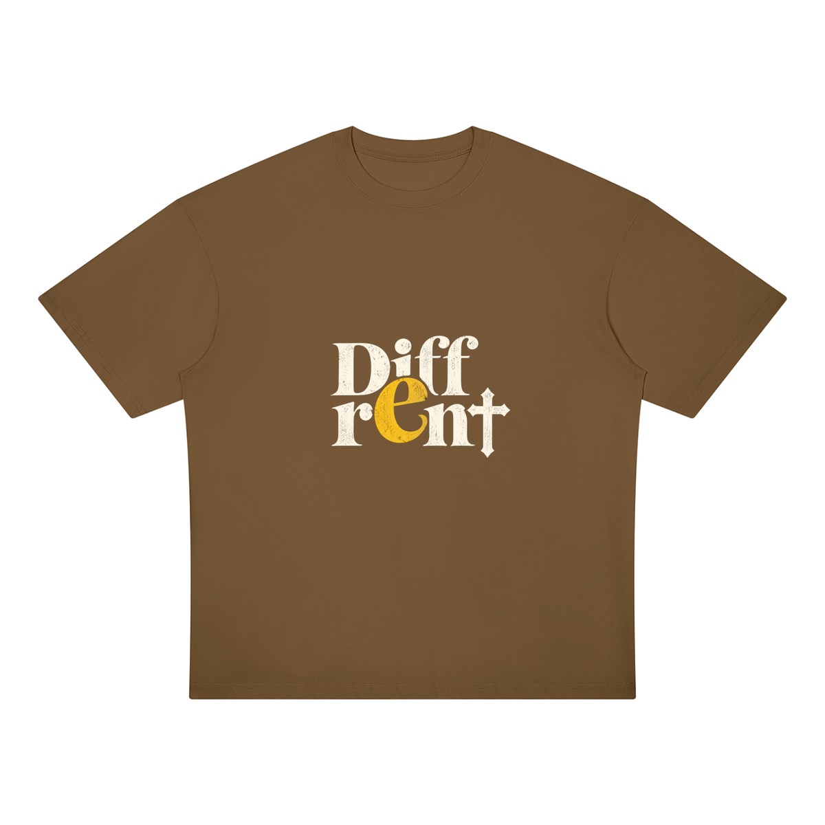 Diff-rent  with the Cross Unisex Oversized Drop Shoulder T-Shirt