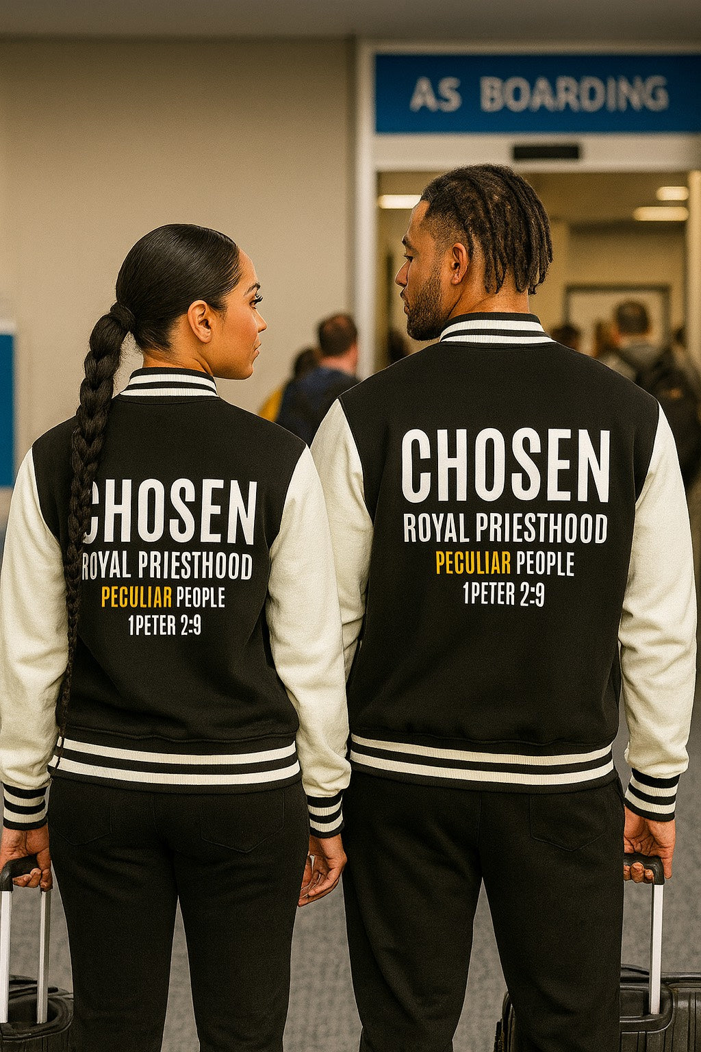 Unisex Chosen Generation Varsity Jacket 1Peter 2:9