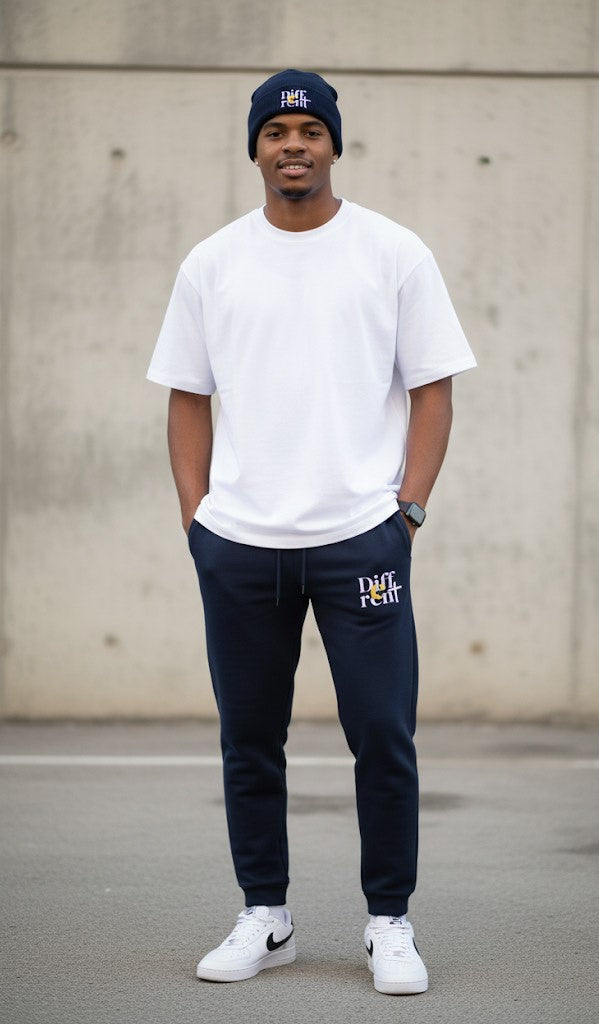 Different with the Cross Joggers with Pockets