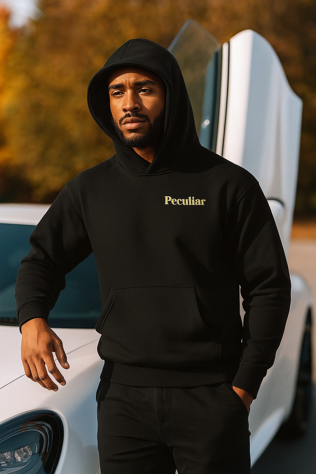 Peculiar With the Synonyms Oversize Heavyweight Fleece Hoodie