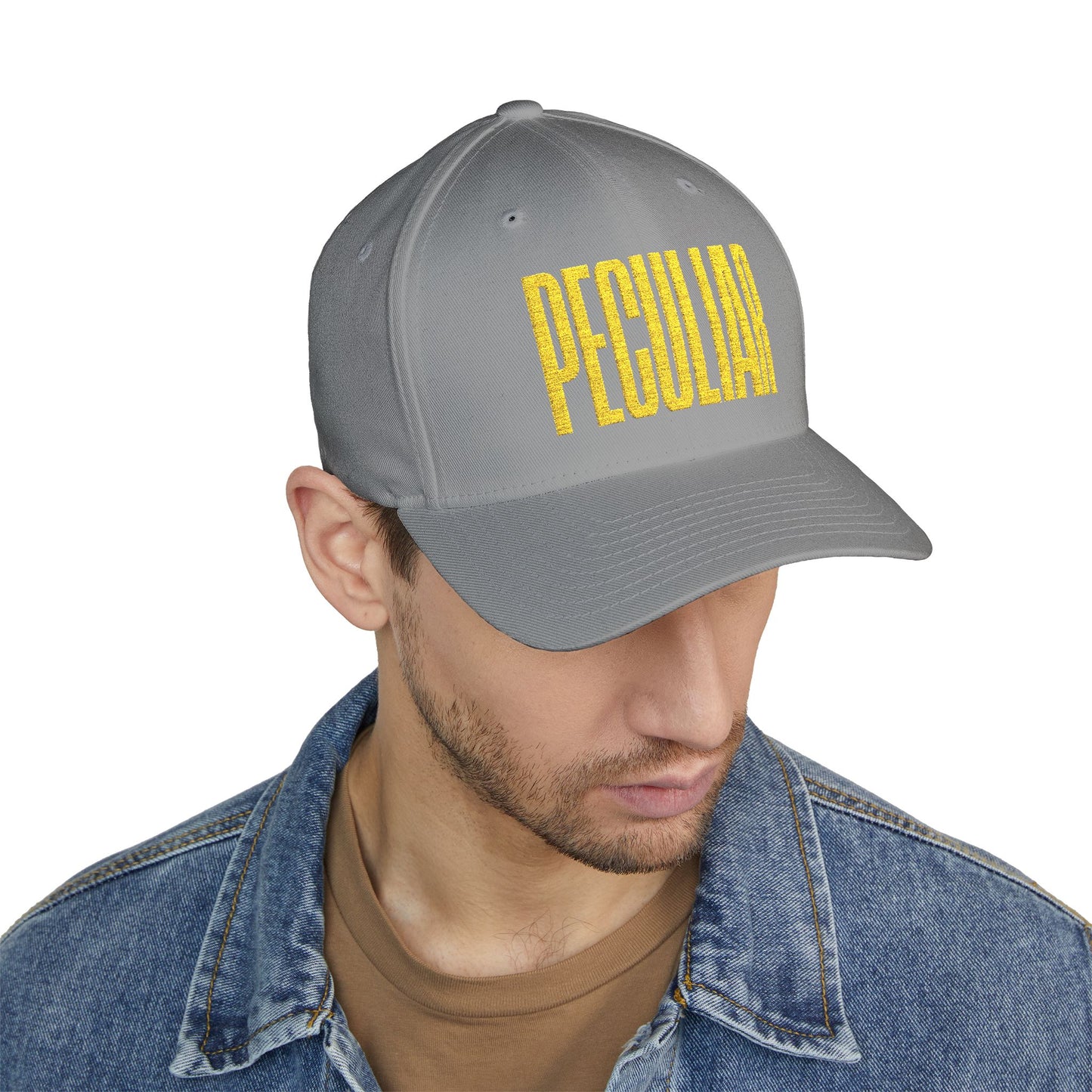 Peculiar Embroidered Trucker Hat
