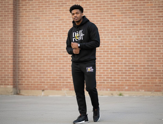 Different with the Cross Fleece Sweatpants with Pockets