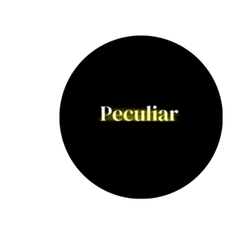 Iampeculiar