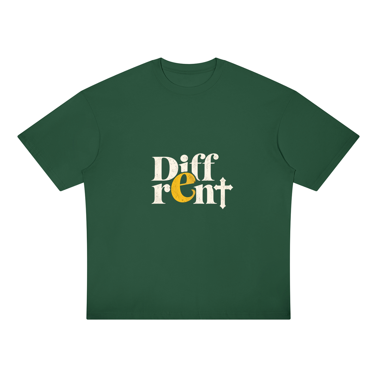 Diff-rent  with the Cross Unisex Oversized Drop Shoulder T-Shirt