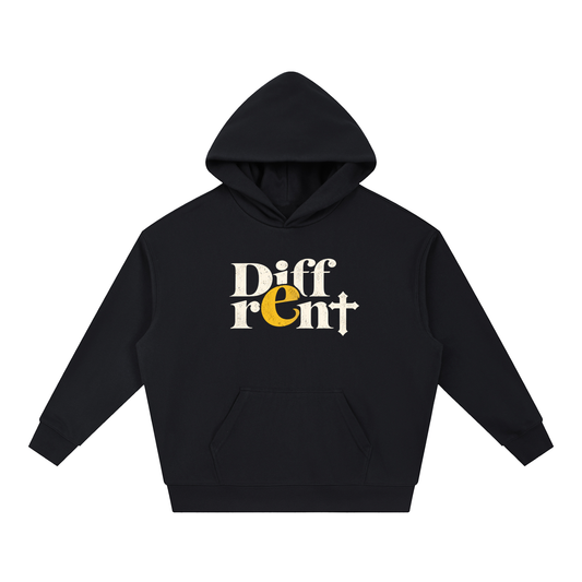 Diff-rent with the Cross Heavyweight Drop-Shoulder Hoodie