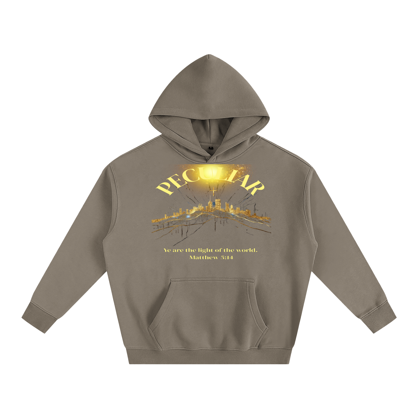 Ye Are the Light of the World Hoodie (Matt.5:14)